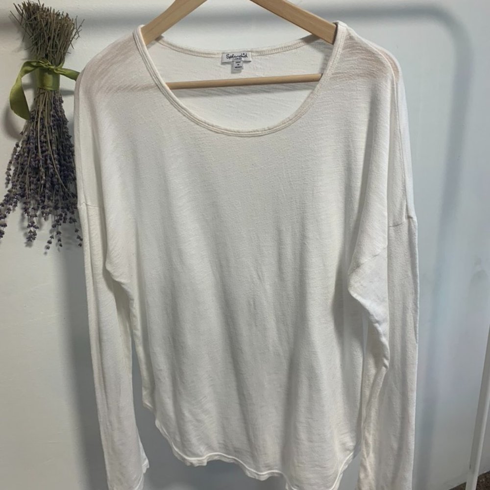 Splendid long sleeve cotton top
